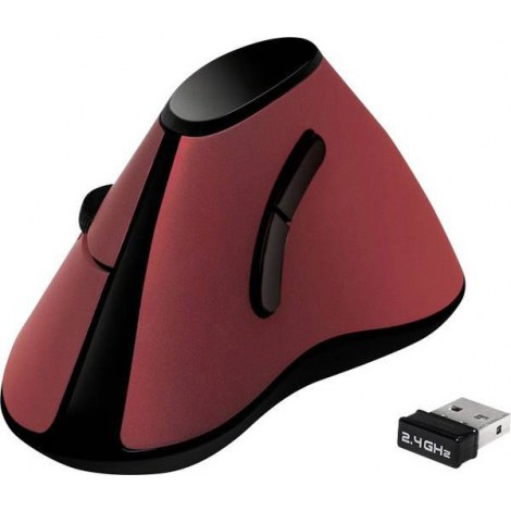 Logilink | Ergonomic Vertical Mouse | ID0159 | Optical | Wireless | Red - 3
